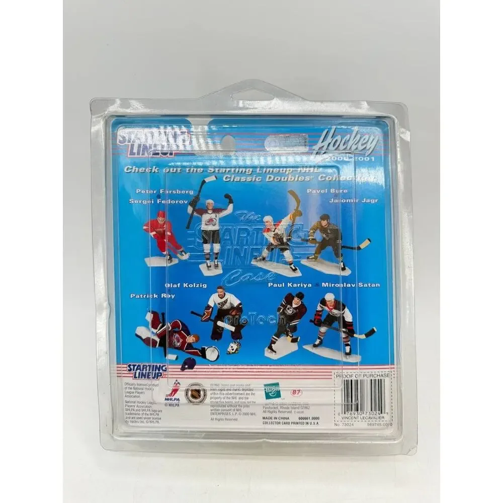 2000 Starting Lineup Vincent Lecavalier Tampa Bay NHL Figure Card New